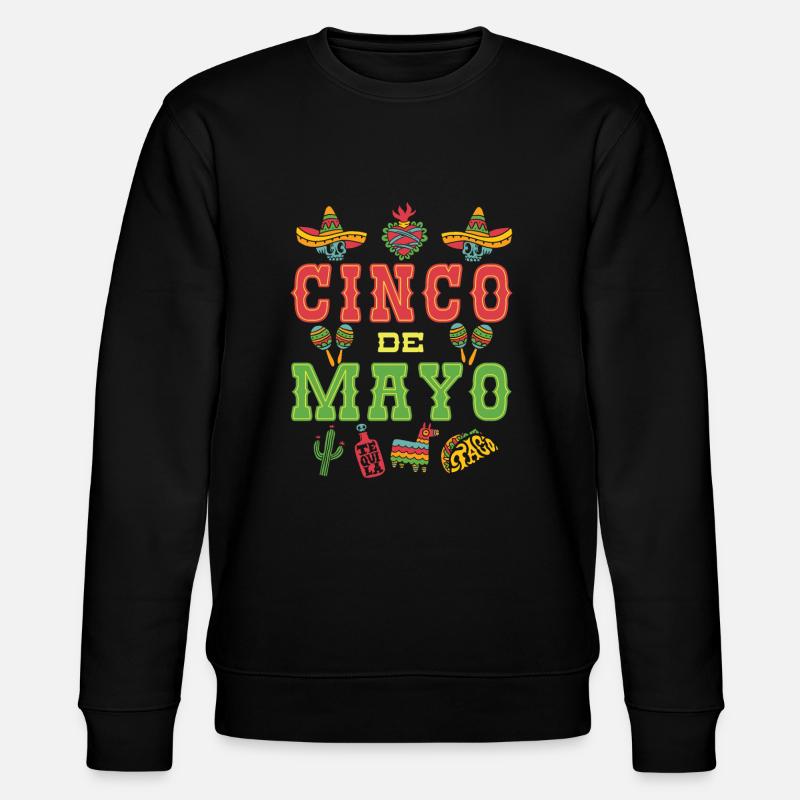 Cinco De Mayo - Stanley/Stella CHANGER Unisex Organic Sweatshirt - black