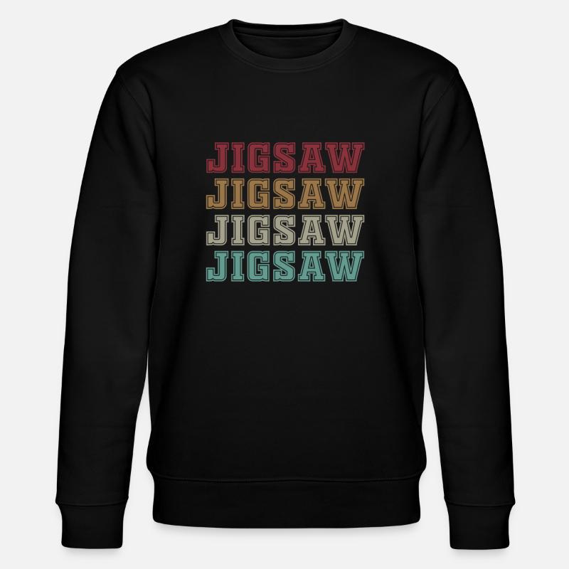 Jigsaw - Stanley/Stella CHANGER Unisex Organic Sweatshirt - black