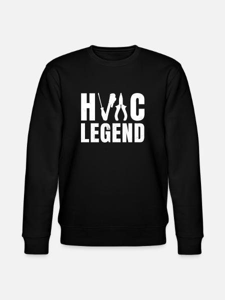 Hlk legend - Stanley/Stella CHANGER Unisex Organic Sweatshirt - black