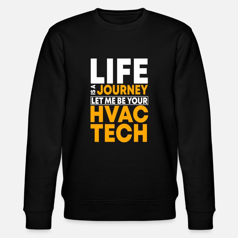 HVAC Technician - Stanley/Stella CHANGER Unisex Organic Sweatshirt - black