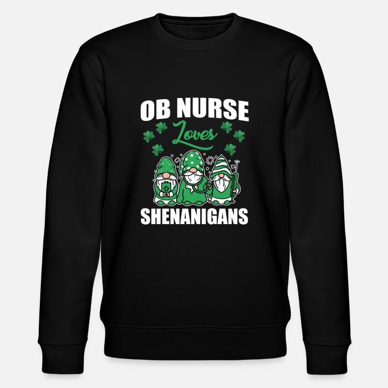 Retro Ferry Clothing Container Ship - Stanley/Stella CHANGER Unisex Organic Sweatshirt - black