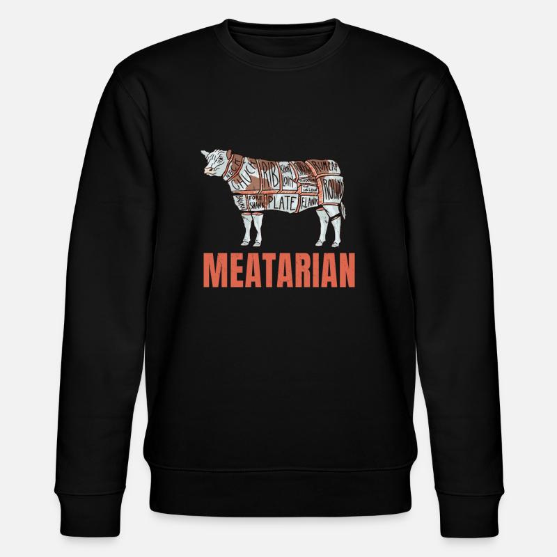 Fan de viande Meatarian - Sweat bio CHANGER Stanley/Stella Unisexe - noir