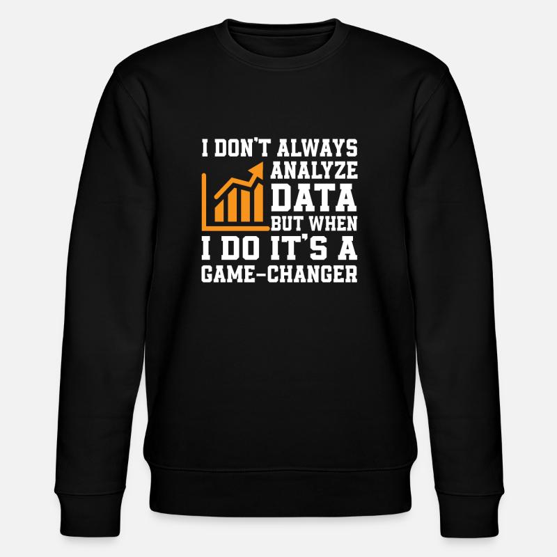 Datenanalyst - Stanley/Stella Unisex Bio-Sweatshirt CHANGER  - Schwarz