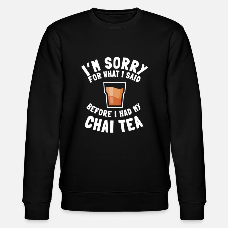 Chai Tee Geschenk - Stanley/Stella Unisex Bio-Sweatshirt CHANGER  - Schwarz