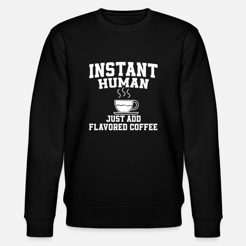 Aromatisierter Kaffee - Stanley/Stella Unisex Bio-Sweatshirt CHANGER  - Schwarz