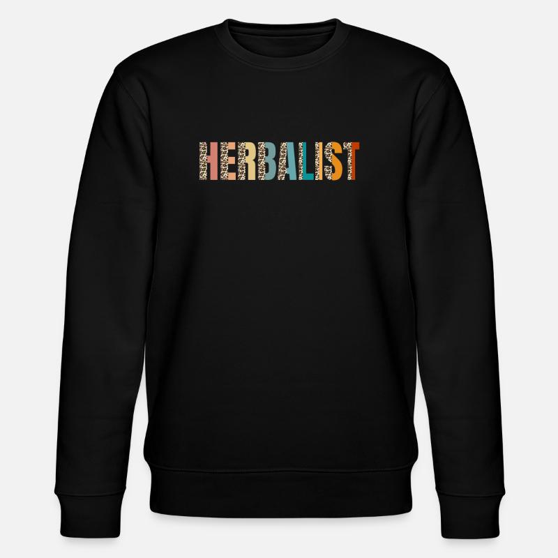 Herboriste - Sweat bio CHANGER Stanley/Stella Unisexe - noir