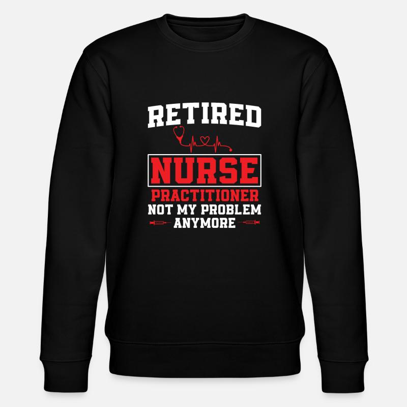 Lustige Krankenschwester Advanced Practice Nurse - Stanley/Stella Unisex Bio-Sweatshirt CHANGER  - Schwarz