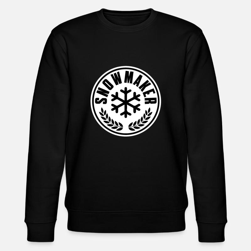 Snowmaker Design - Stanley/Stella CHANGER Unisex Organic Sweatshirt - black
