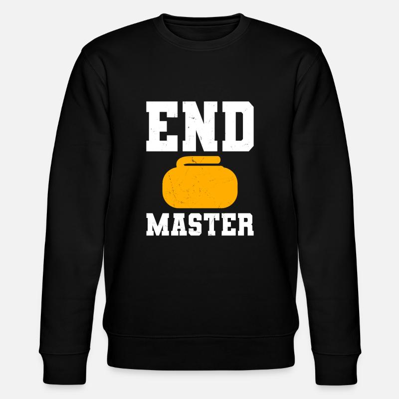 Endmaster - Curling Design - Stanley/Stella Unisex Bio-Sweatshirt CHANGER  - Schwarz