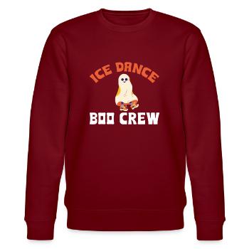 Eistanz Boo Crew Halloween Kostüm - Stanley/Stella Unisex Bio-Sweatshirt CHANGER  - Burgunderrot - Vorne - Nik (191cm) & Marisol (170cm)