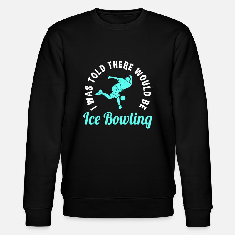 Bowling sur glace - Sweat bio CHANGER Stanley/Stella Unisexe - noir