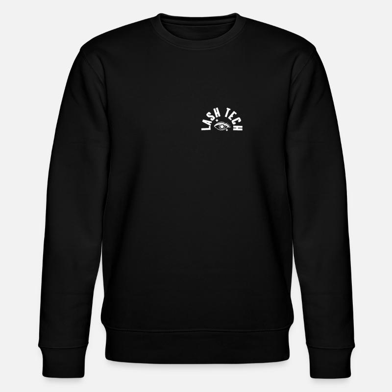 Eyelash Technician Bag Design - Stanley/Stella CHANGER Unisex Organic Sweatshirt - black