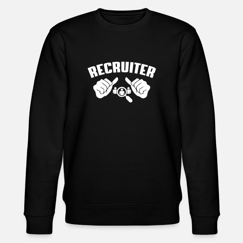 Recruiter - Stanley/Stella Unisex Bio-Sweatshirt CHANGER  - Schwarz