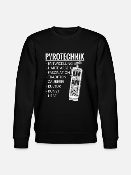 Pyro Fireworks Pyrotechnics - Stanley/Stella CHANGER Unisex Organic Sweatshirt - black