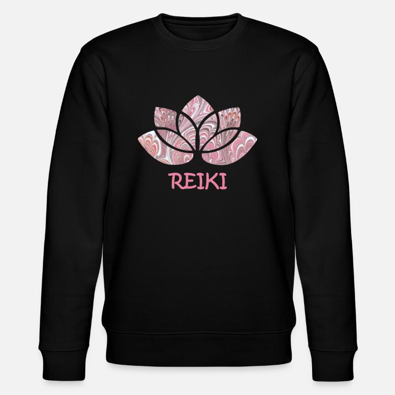 reiki avec lotus e 65 - Sweat bio CHANGER Stanley/Stella Unisexe - noir