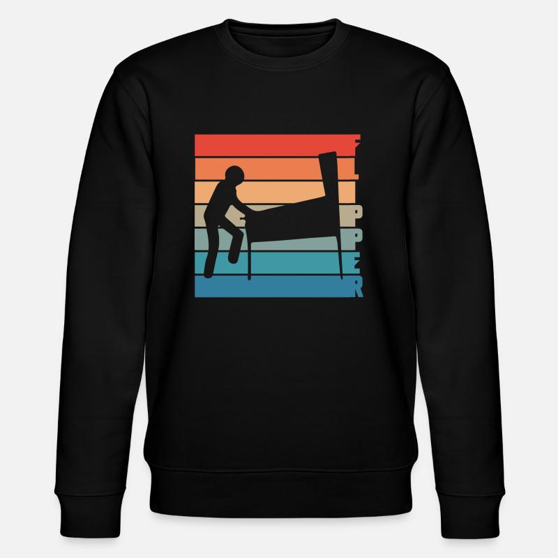 flipper - Sweat bio CHANGER Stanley/Stella Unisexe - noir