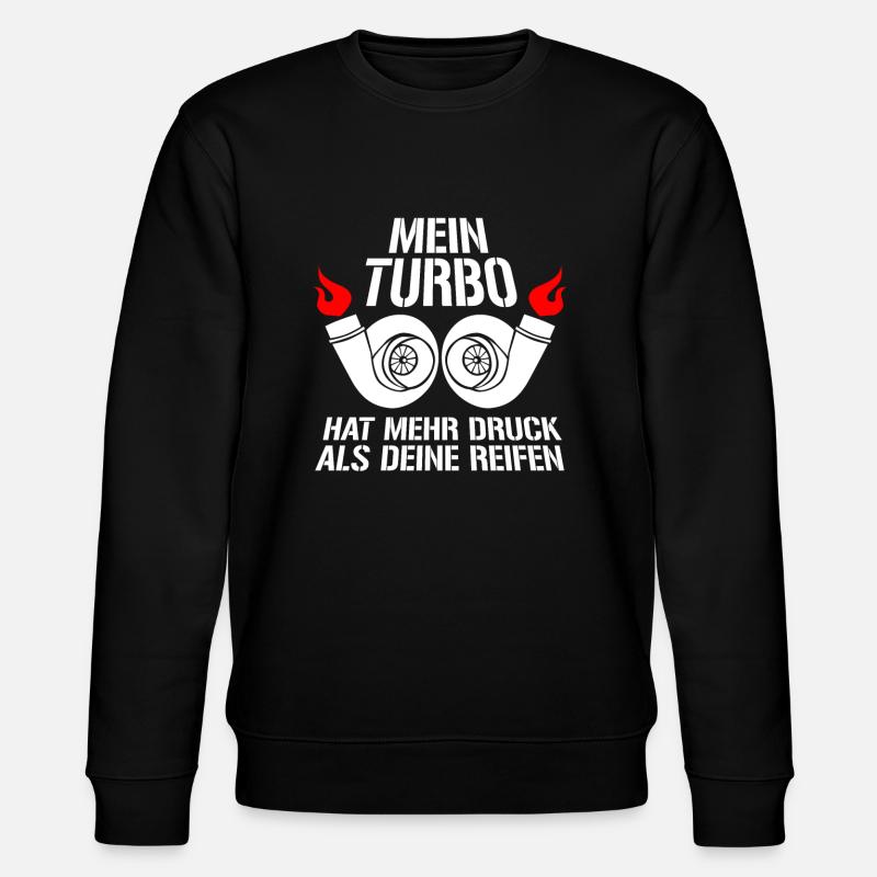 Turbo - Stanley/Stella Unisex Bio-Sweatshirt CHANGER  - Schwarz