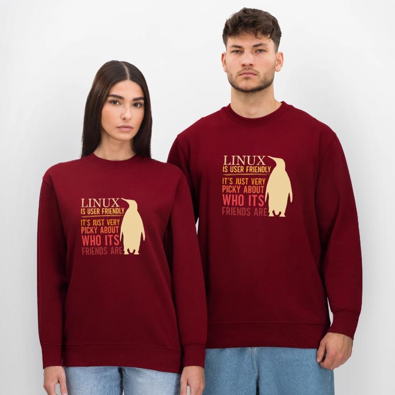 Linux Is User Friendly - Cloud Computing Engineer Stanley/Stella Unisex Bio-Sweatshirt CHANGER 