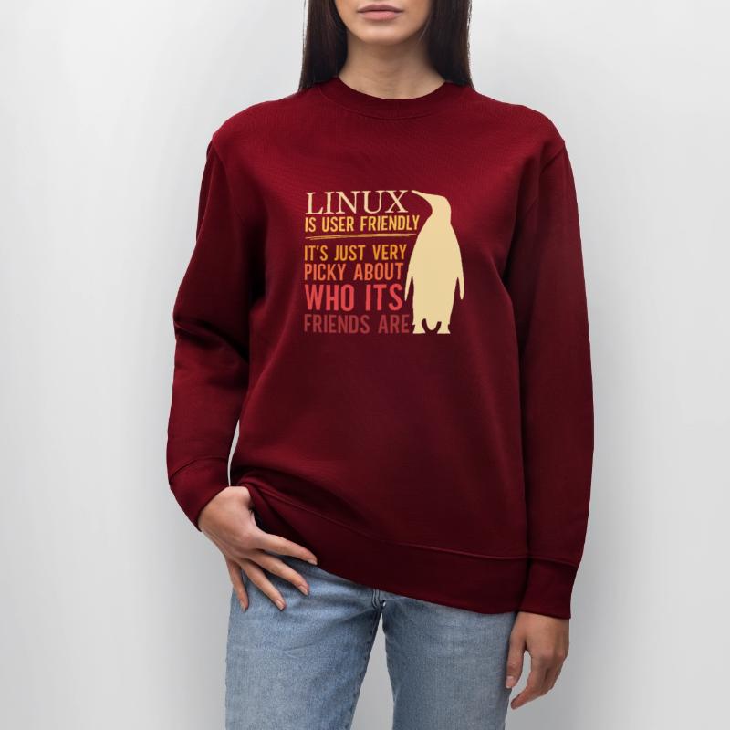 Linux Is User Friendly - Cloud Computing Engineer Stanley/Stella Unisex Bio-Sweatshirt CHANGER 