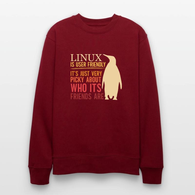 Linux Is User Friendly - Cloud Computing Engineer Stanley/Stella Unisex Bio-Sweatshirt CHANGER 