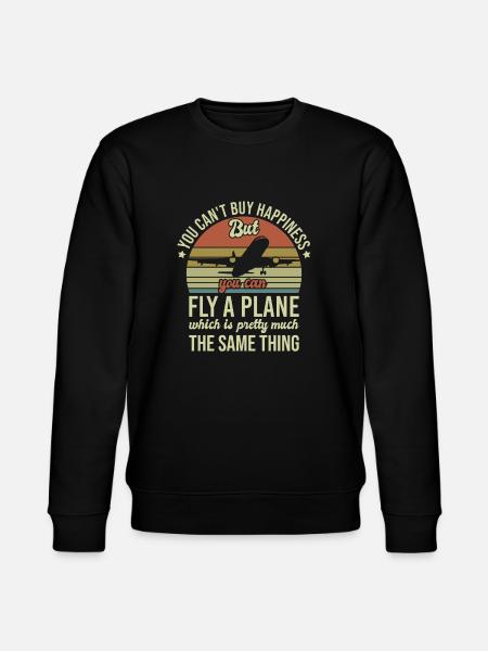 Airline Pilot Captain - Stanley/Stella CHANGER Unisex Organic Sweatshirt - black