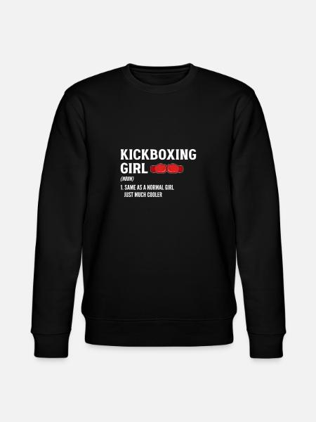 Fille de kickboxing. Kickboxeuse - Sweat bio CHANGER Stanley/Stella Unisexe - noir