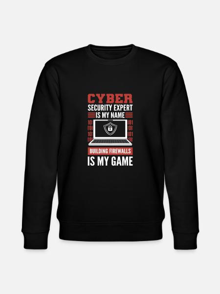 White Hat Hacker. Cyber-krieger. - Stanley/Stella Unisex Bio-Sweatshirt CHANGER  - Schwarz