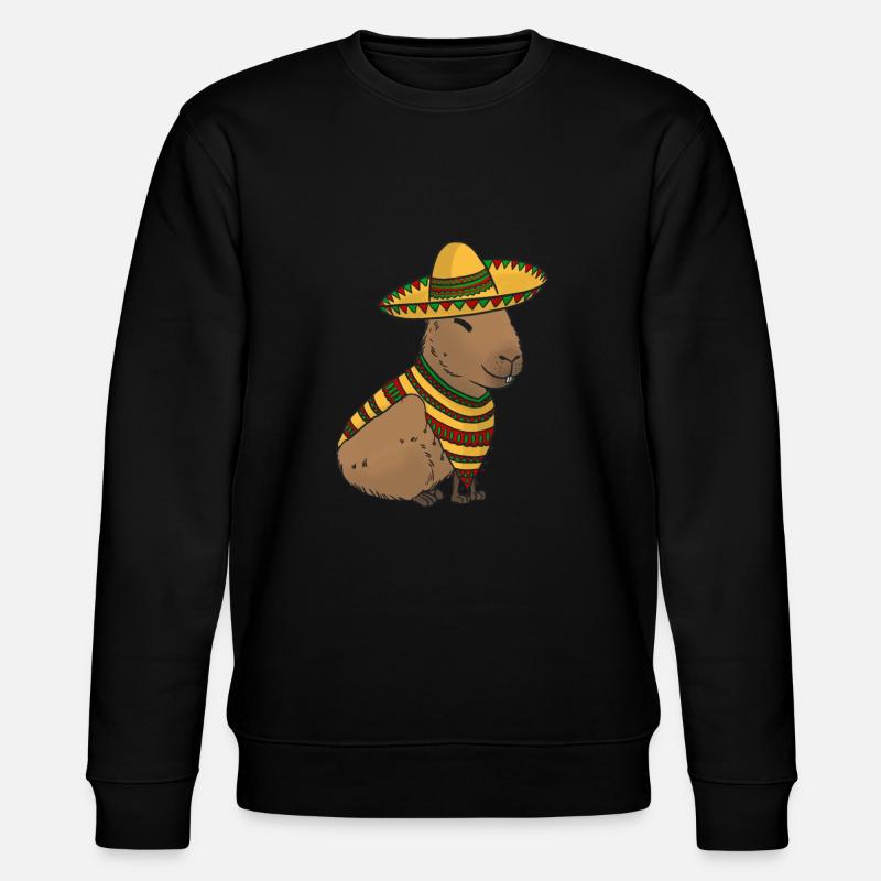 Mexican Capybara - Stanley/Stella Unisex Bio-Sweatshirt CHANGER  - Schwarz