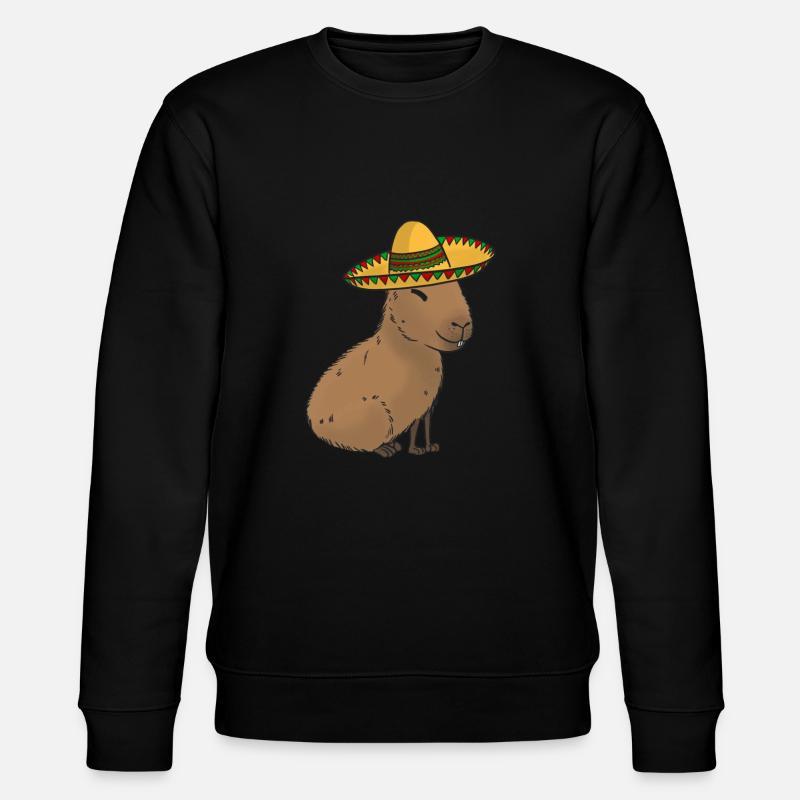 Mexican Capybara - Stanley/Stella CHANGER Unisex Organic Sweatshirt - black