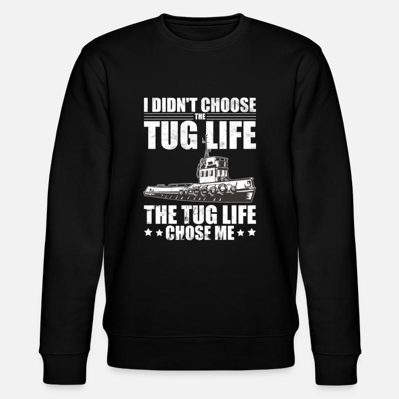 Schlepper Schleppboot Tug Life - Stanley/Stella Unisex Bio-Sweatshirt CHANGER  - Schwarz
