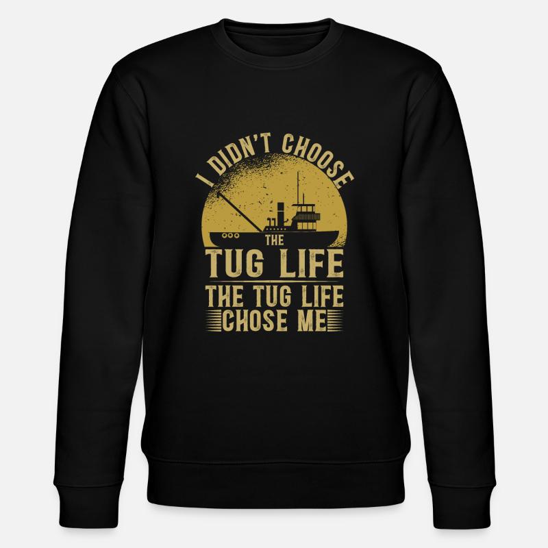 Schlepper Schleppboot Tug Life - Stanley/Stella Unisex Bio-Sweatshirt CHANGER  - Schwarz