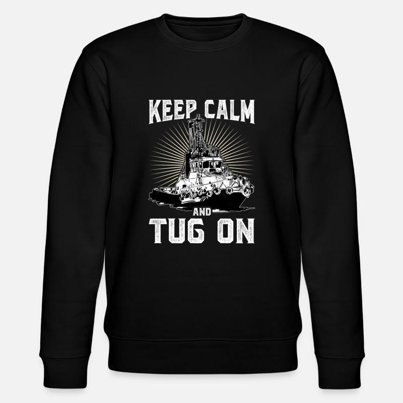 Schlepper Schleppboot Tug Life - Stanley/Stella Unisex Bio-Sweatshirt CHANGER  - Schwarz