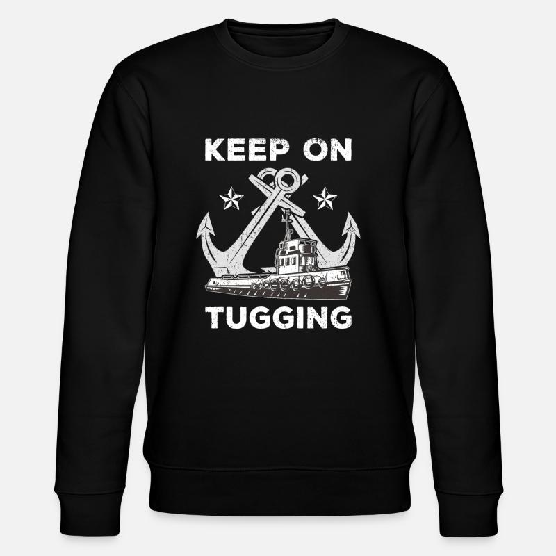 Schlepper Schleppboot Tug Life - Stanley/Stella Unisex Bio-Sweatshirt CHANGER  - Schwarz