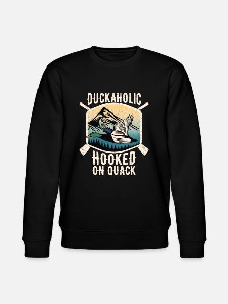 Chasse au canard Duckaholic - Sweat bio CHANGER Stanley/Stella Unisexe - noir