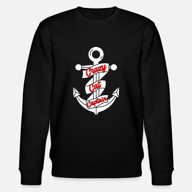 Catamaran Capitaine Voilier - Sweat bio CHANGER Stanley/Stella Unisexe - noir