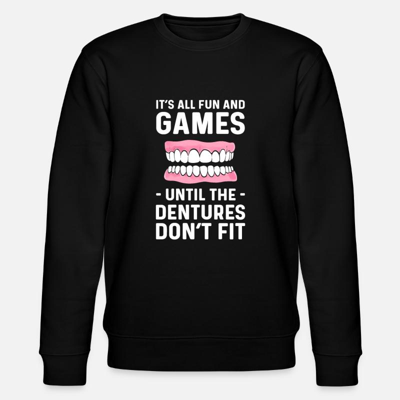 It's all fun - Stanley/Stella CHANGER Unisex Organic Sweatshirt - black