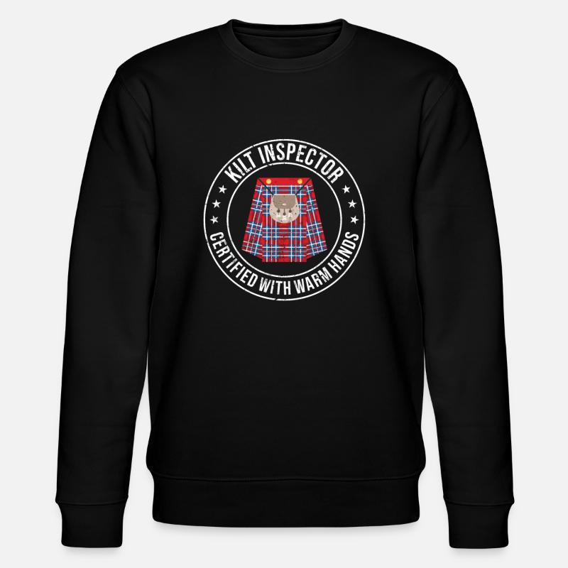 Szkocki kilt mówi szkocka spódnica Szkocja - Ekologiczna bluza unisex Stanley/Stella CHANGER - czarny