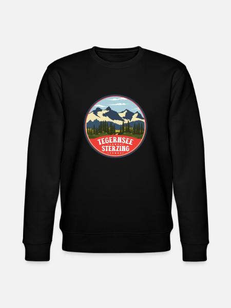 Crossing the Alps Tegernsee Sterzing - Stanley/Stella CHANGER Unisex Organic Sweatshirt - black