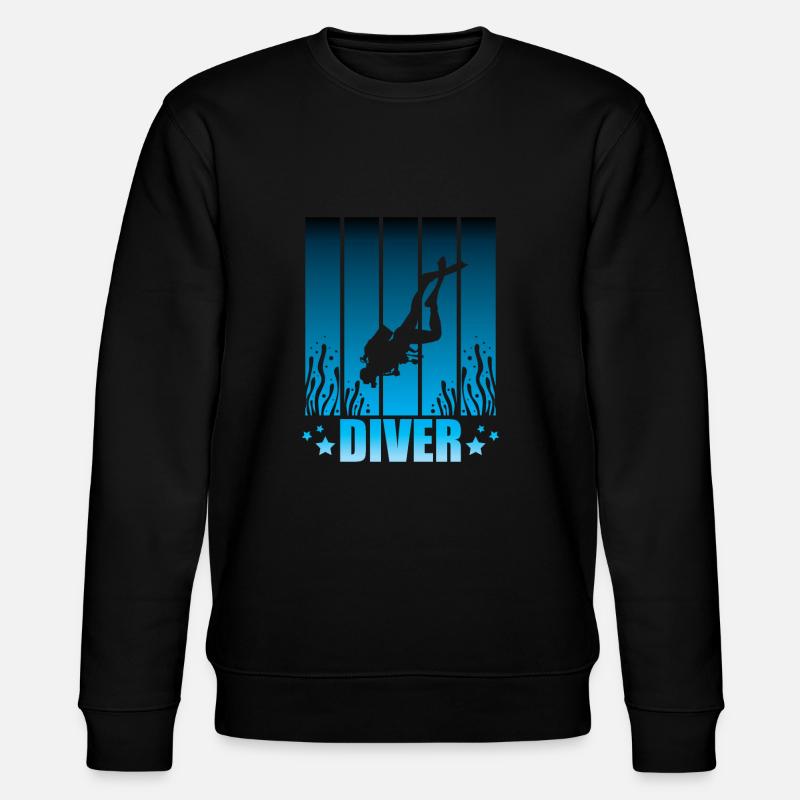 Diving Diving Diving - Stanley/Stella CHANGER Unisex Organic Sweatshirt - black