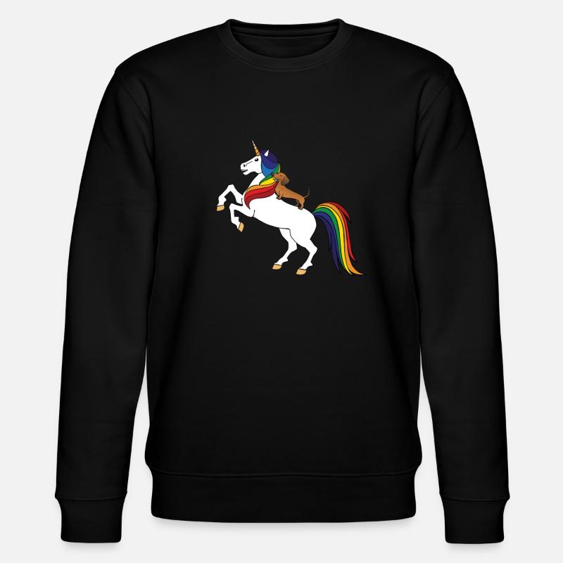 Dackel - Stanley/Stella Unisex Bio-Sweatshirt CHANGER  - Schwarz