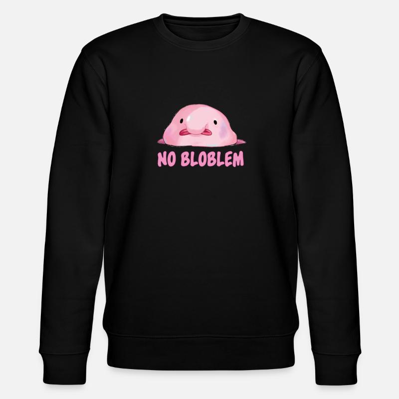 Blobfish - Stanley/Stella Unisex Bio-Sweatshirt CHANGER  - Schwarz