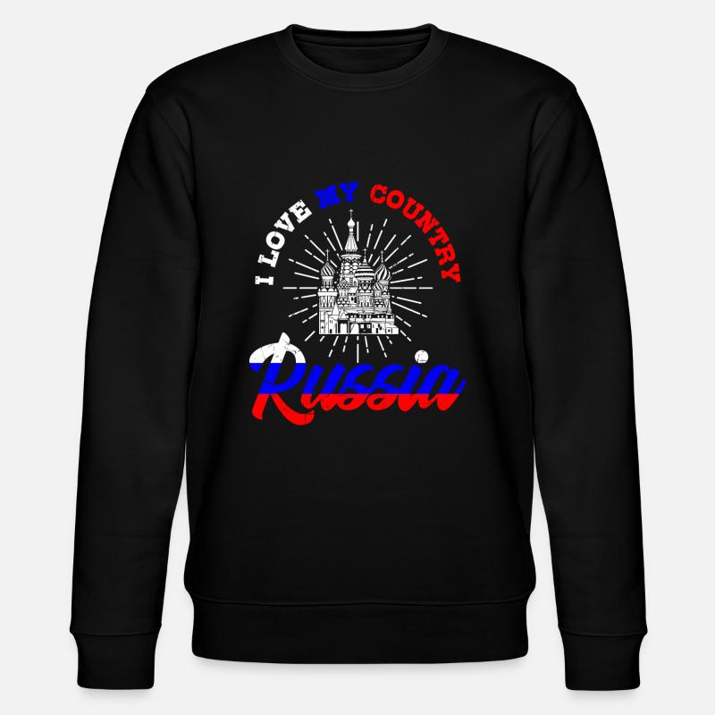 Russie Russie - Sweat bio CHANGER Stanley/Stella Unisexe - noir