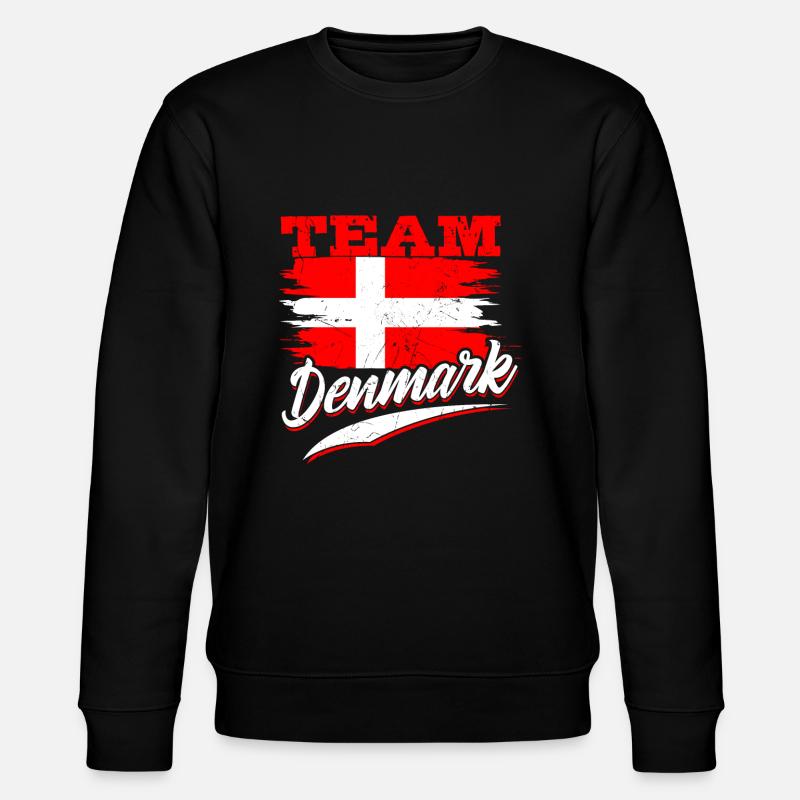 Dänemark - Stanley/Stella Unisex Bio-Sweatshirt CHANGER  - Schwarz