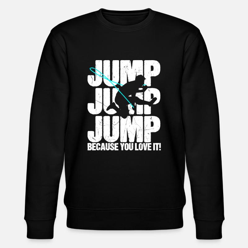 skipping - Stanley/Stella CHANGER Unisex Organic Sweatshirt - black