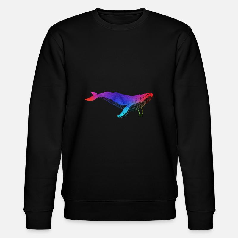 Choix de baleine à bosse - Sweat bio CHANGER Stanley/Stella Unisexe - noir