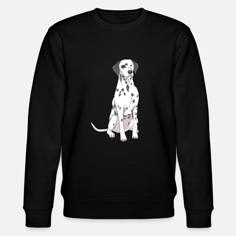 Dalmatiner Hund - Stanley/Stella Unisex Bio-Sweatshirt CHANGER  - Schwarz