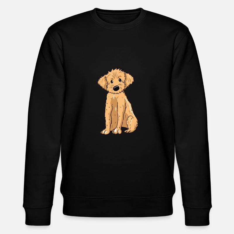 Gekritzelhund - Stanley/Stella Unisex Bio-Sweatshirt CHANGER  - Schwarz