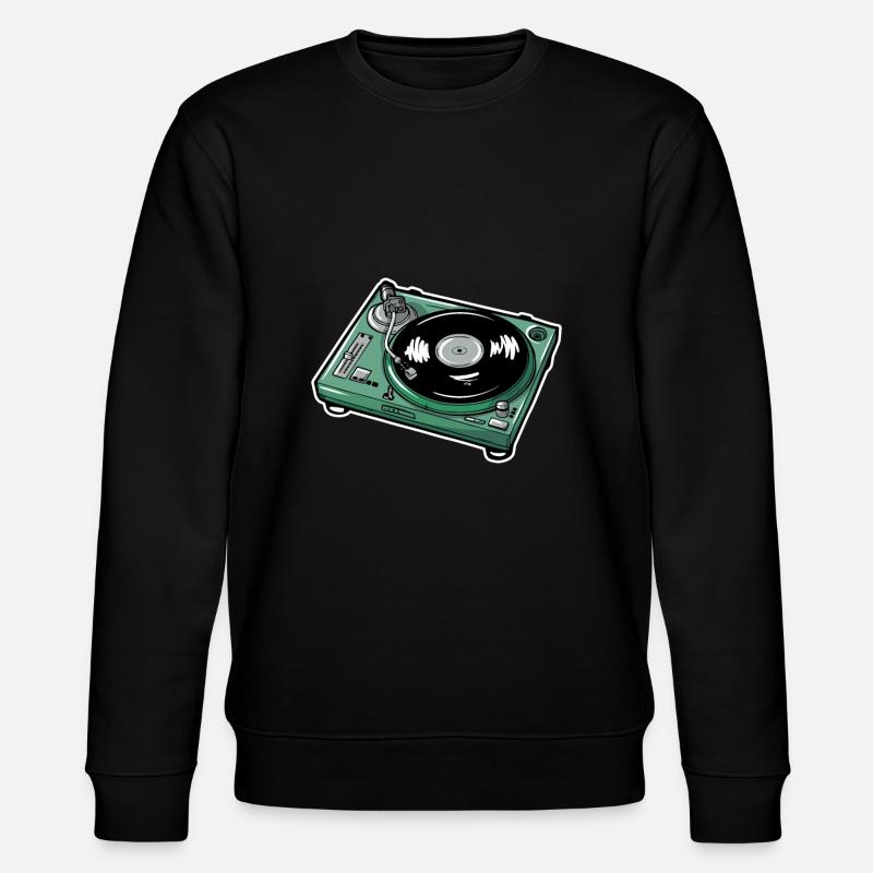 Disque vinyle - Sweat bio CHANGER Stanley/Stella Unisexe - noir
