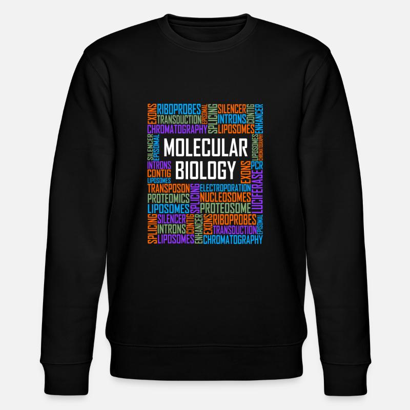 Mots de biologie moléculaire - Sweat bio CHANGER Stanley/Stella Unisexe - noir