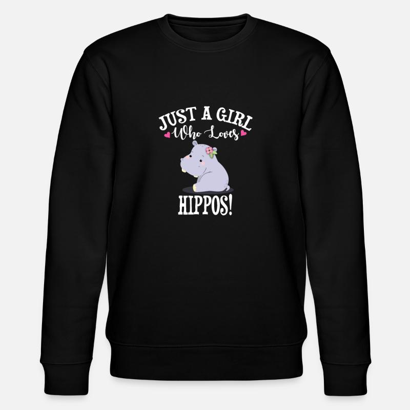 Hippopotame - Sweat bio CHANGER Stanley/Stella Unisexe - noir